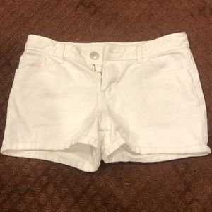 White shorts
